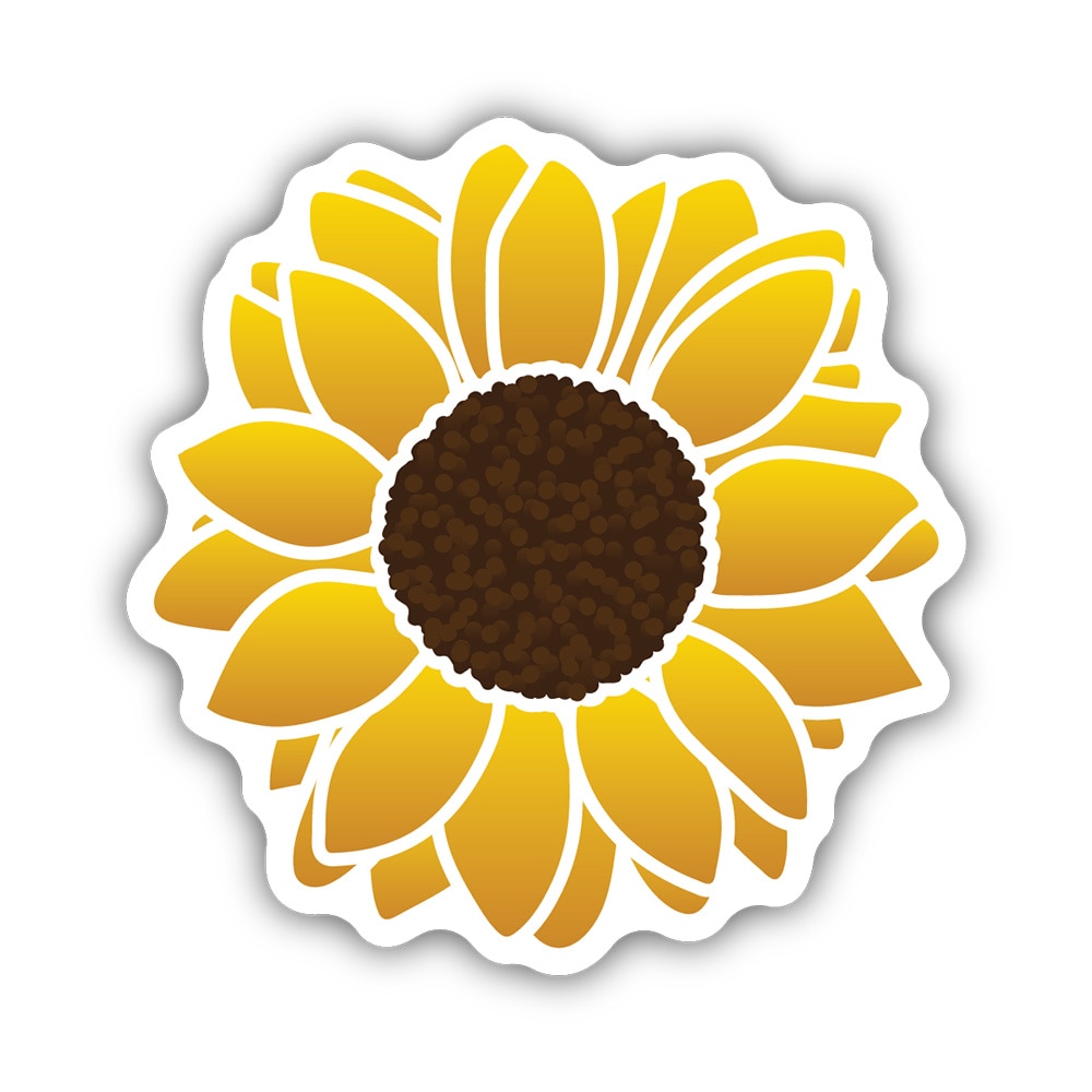 Stickers Northwest, Stickers, Art & School, 3", Sunflower, 521398